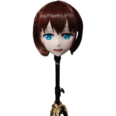 (NFD07)Customize Handmade Crossdress Full Head Female/Girl Resin Japanese Cartoon Character Animego Cosplay Kigurumi Mask